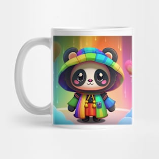 Chibi rainbow panda Mug